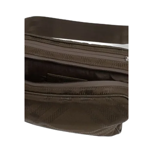 Checkered Zipped Belt Bag