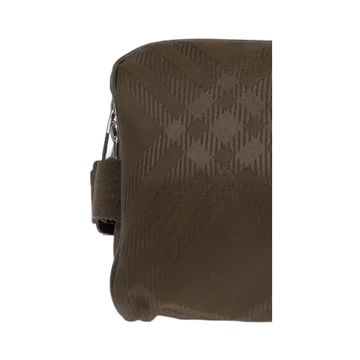 Checkered Zipped Belt Bag