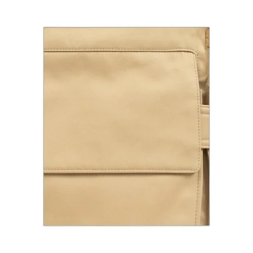 Logo Embroidered Medium Trench Tote Bag