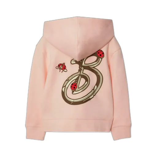 Logo Printed Zip-Up Hoodie
