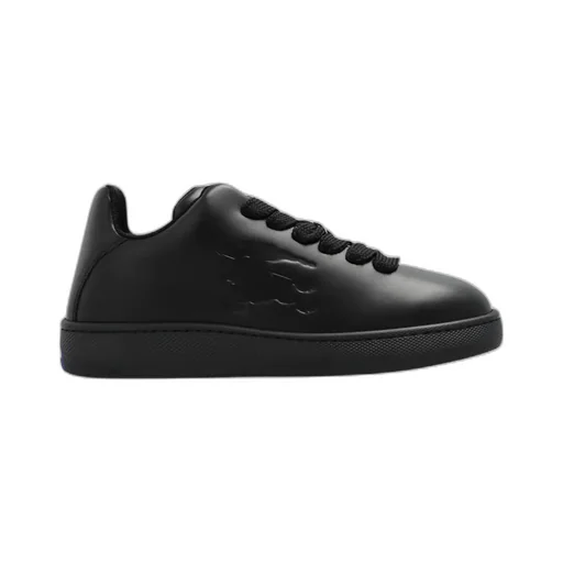 Box Logo Embossed Lace-Up Sneakers