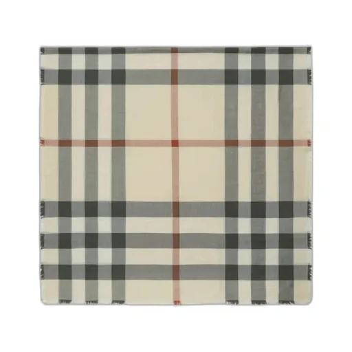 Vintage Check Frayed Scarf