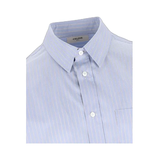 Loose Shirt In Striped Cotton Poplin
