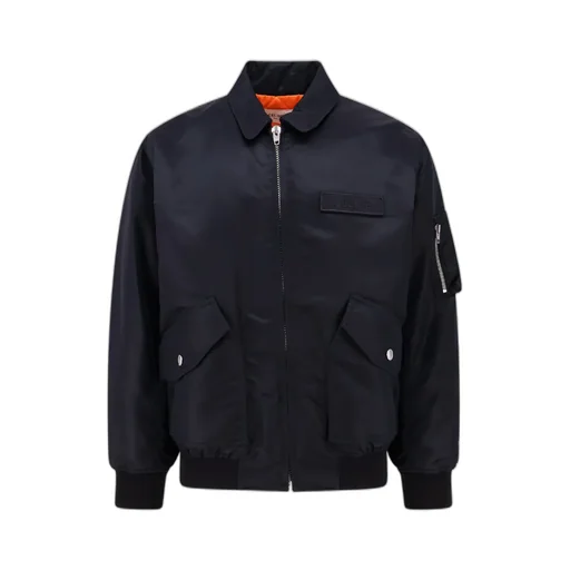 Bomber Jacket In Nylon Twill