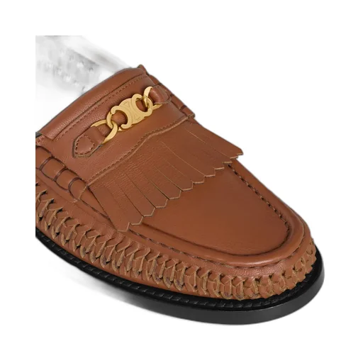 Luco Braided Loafer In Calfskin