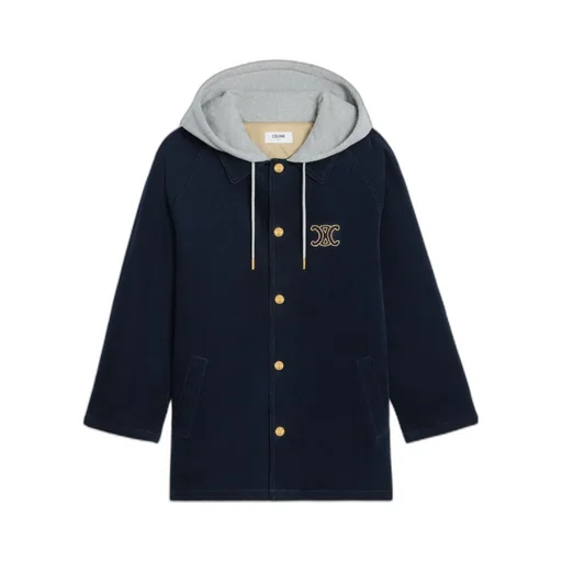 Triomphe Car Coat Jacket In Corduroy
