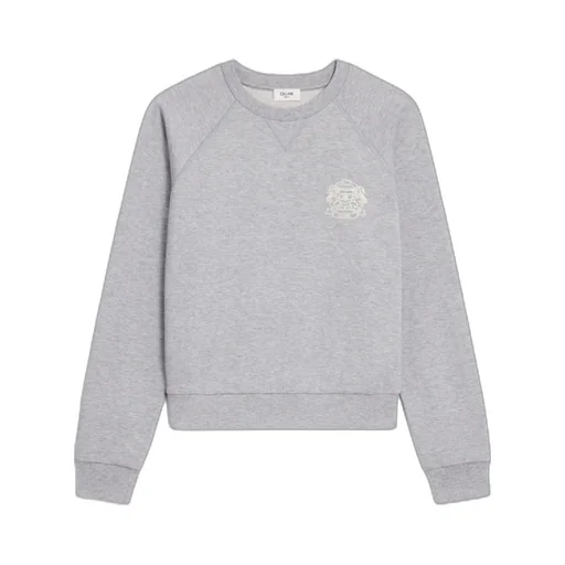 Blason Sweatshirt In Cashmere Cotton
