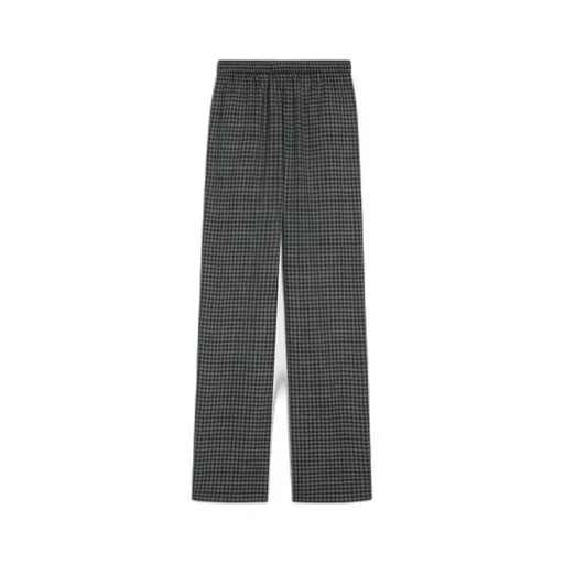 Wool Straight-Leg Jogging Pants
