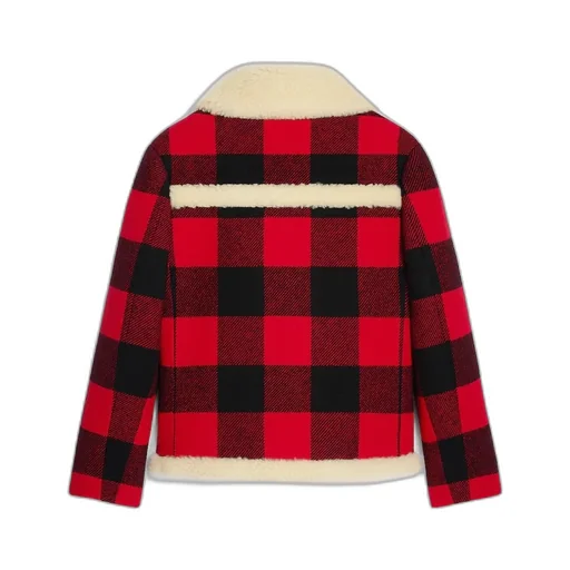 Peacoat In Check Wool