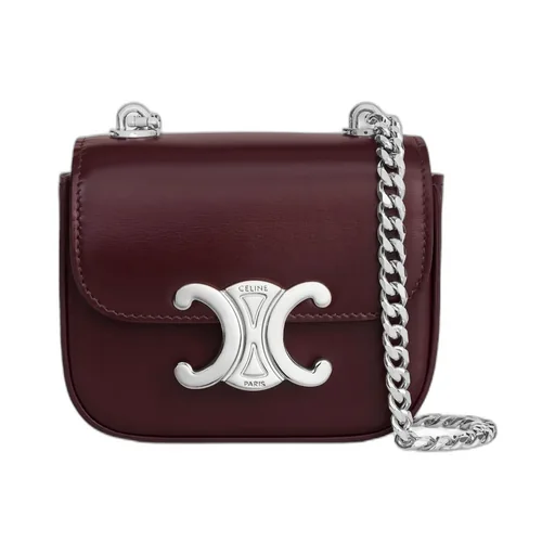 Mini Chain Claude In Shiny Calfskin