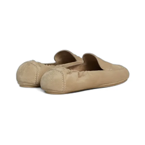 Adam Loafer With Triomphe In Suede Calfskin