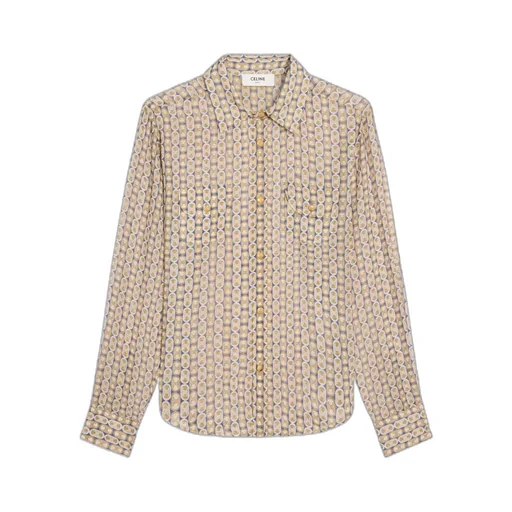 Tilly Shirt In Wool Silk Etamine