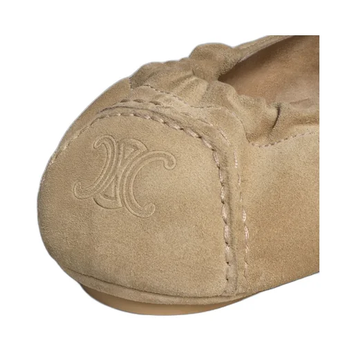 Adam Loafer With Triomphe In Suede Calfskin