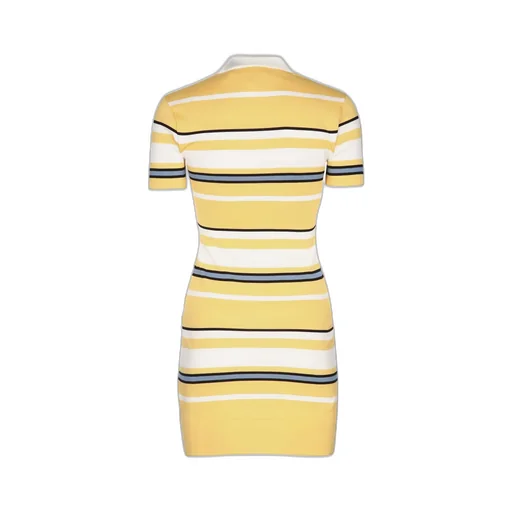 Lapel Short-Sleeved Dress