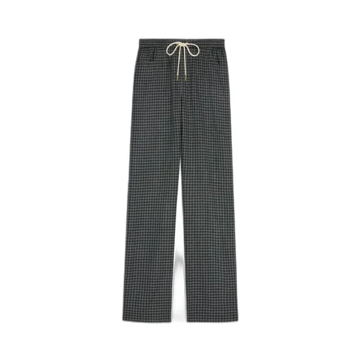 Wool Straight-Leg Jogging Pants