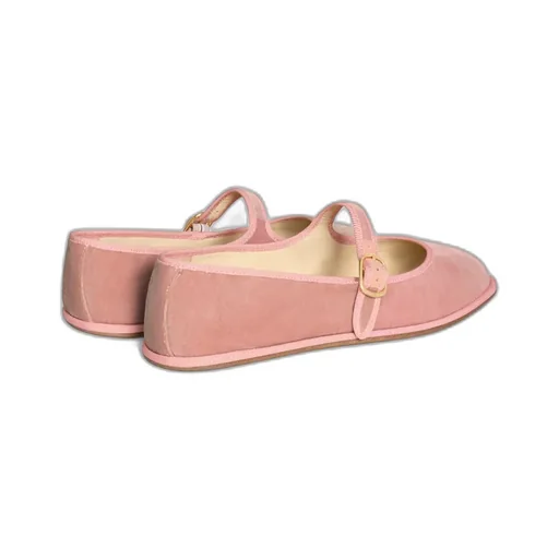 Eve Triomphe Mary-Jane Ballerina In Velvet