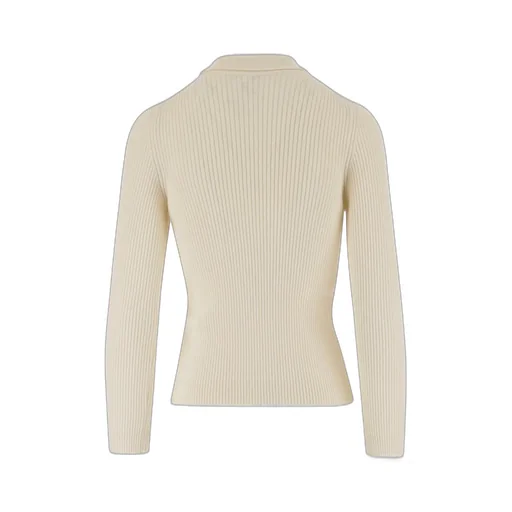Turtleneck Top In Striped Wool