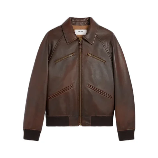 Bomber Jacket In Calfskin