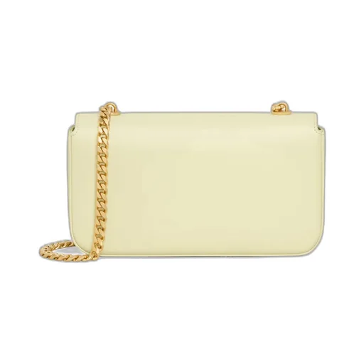 Claude Chain Shoulder Bag In Shiny Calfskin