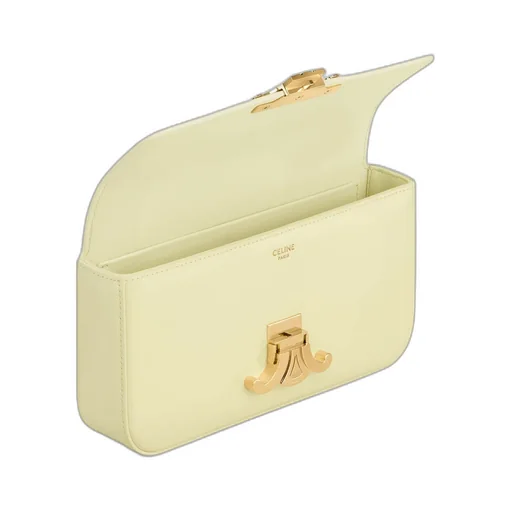 Claude Chain Shoulder Bag In Shiny Calfskin