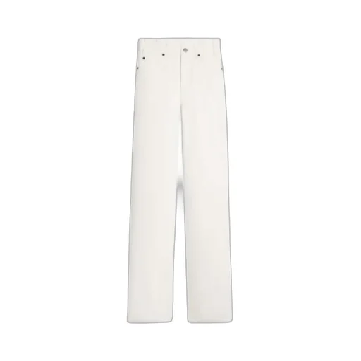 Kitty Jeans In Optic White Wash Denim