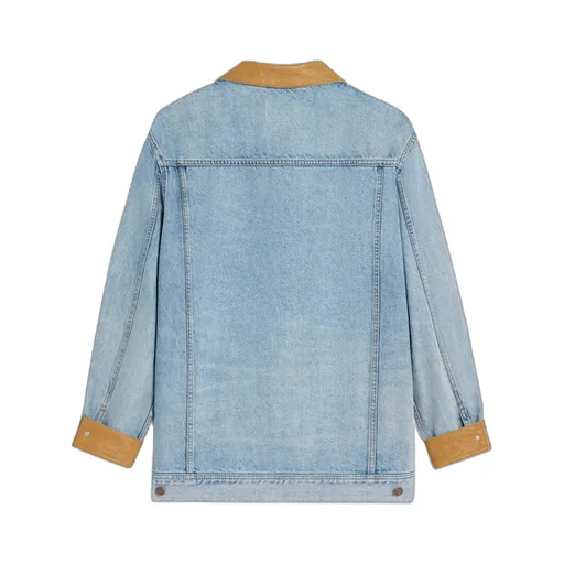Trucker Jacket In Blue Eclipse Wash Denim