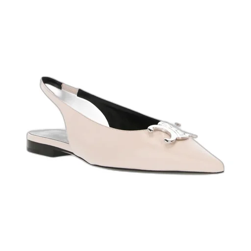 Alma Triomphe Flat Slingback In Lambskin