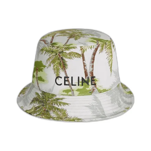 Bucket Hat With Drawstring In Cotton Gabardine