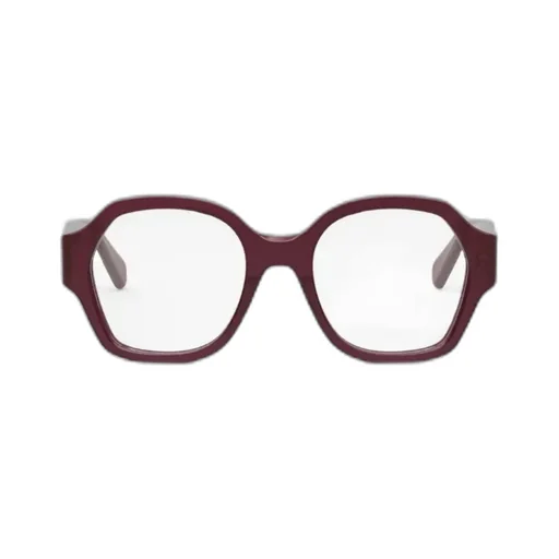 Triomphe-Plaque Geometric-Frame Glasses