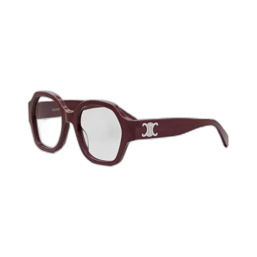 Triomphe-Plaque Geometric-Frame Glasses