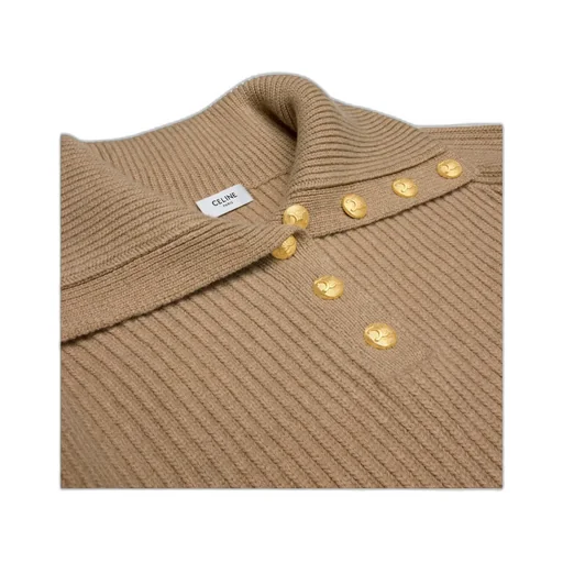 Vareuse Sweater In Ribbed Wool And Cashmere