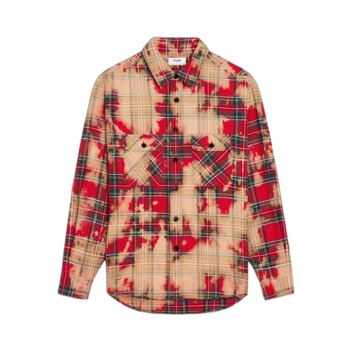 Loose Shirt In Checked Cotton