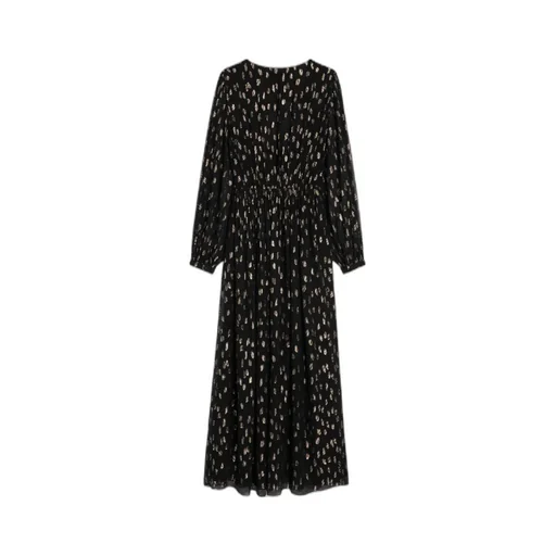 Long Dress In Fil Coupé Silk Georgette
