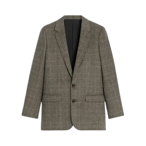 Long Jacket In Wool And Cashmere