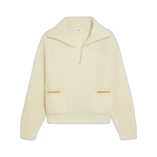 Vareuse In Ribbed Wool And Cashmere