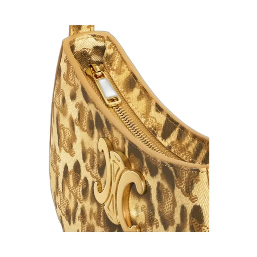 Medium Tilly Bag In Triomphe Canvas With Leopard Print