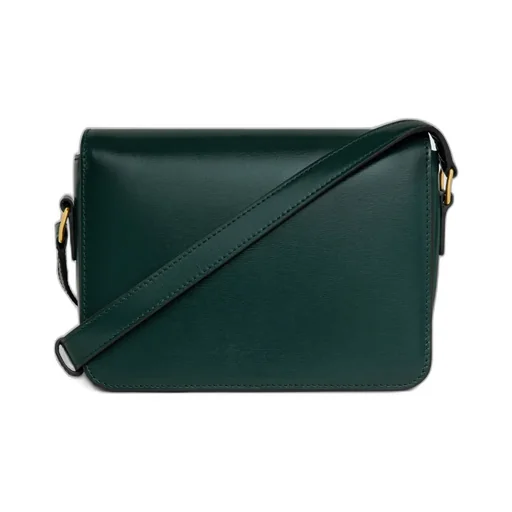 Teen Triomphe Bag In Shiny Calfskin