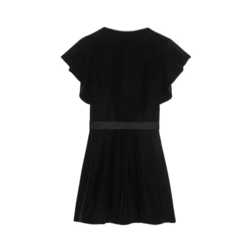 Mini Dress In Flowing Velvet