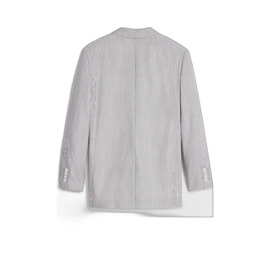 Jude Jacket In Striped Wool And Silk