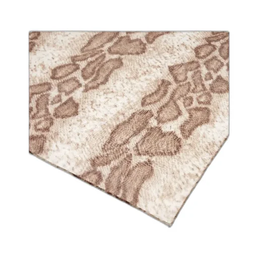 Stole In Snake-Print Cashmere Muslin
