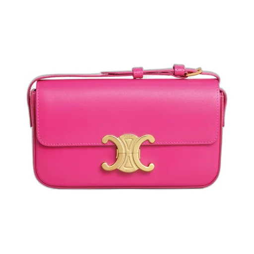 Shoulder Bag Triomphe In Shiny Calfskin