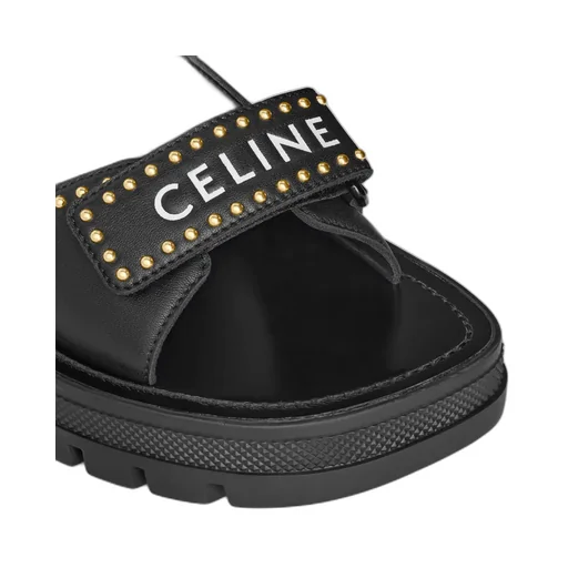 Leo Studded Chunky Sandal In Calfskin