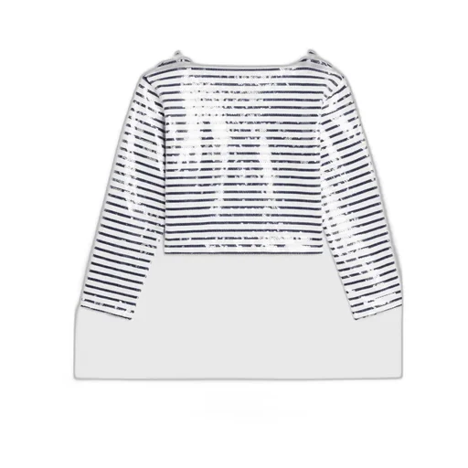 Embroidered MariniÈRe In Striped Cotton Jersey