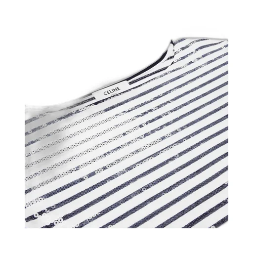 Embroidered MariniÈRe In Striped Cotton Jersey