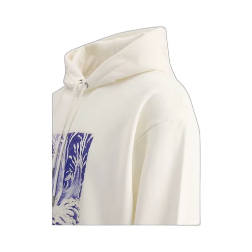 Loose Wave Hoodie In Cotton Fleece