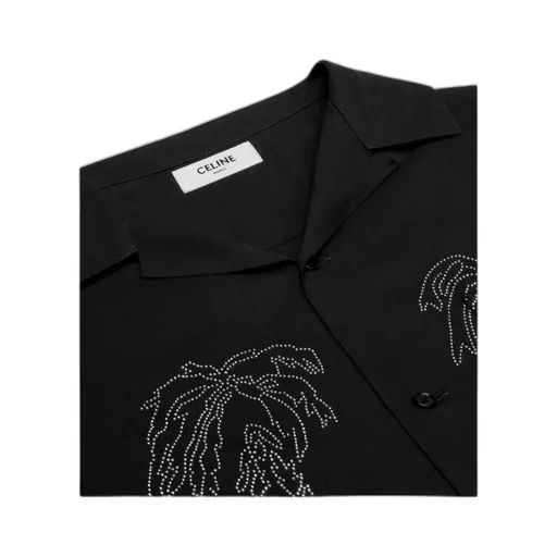 Embroidered Hawaiian Shirt
