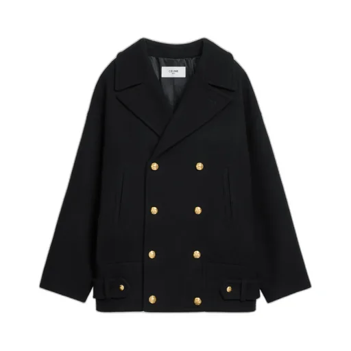 Egg-Shaped Peacoat In Felt