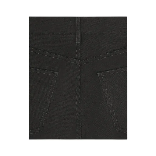 Lou Jeans In Pure Black Wash Denim