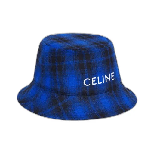 Bucket Hat In Checked Flannel