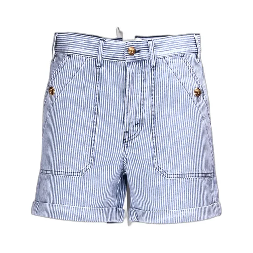 Suzanne Shorts In Cotton Hickory